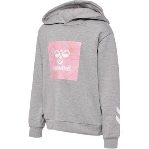 Hummel Hoodie - hmlJada - Grijs Gevlekt - Hummel - 4 jaar (104) - Hoodie