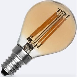 LED Filament Lamp E14 - 6W - 2200K - 600 lm P45 goud