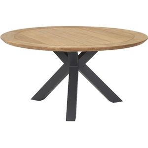 Teakea - Talo Industriele tuintafel met matrixpoot | 150x150x75