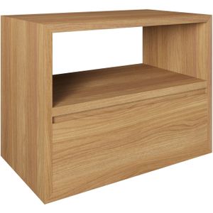 Teakea Sanne | Massief Eiken Zwevend Badmeubel | Meerdere Maten-120x45x60-Pure