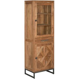 Teakea - Mascio Cabinet 2 deurs - 1 lade | 65x40x195