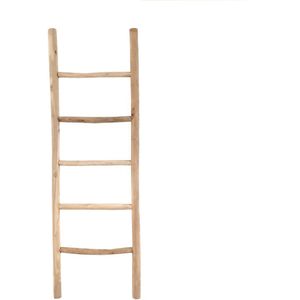 Teakea - Decoratie ladder | Naturel Eiken-Look | 50x5x150