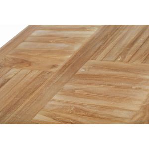 Teakea - Teak Houten Klaptafel | 80x80x75 | Inklapbare Tuintafel