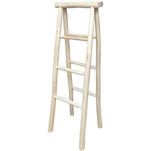 Teakea - Vouwbare Decoratie Ladders-sWhite Oileds-s50x5x135