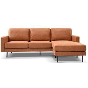 Teakea - 2,5-zits + chaise lounge (235 x 155 cm) | Color =  adore 015 yellow orange
