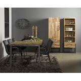 Teakea - Potenza Cabinet 1 deur Greep rechts |  2 laden | 66x45x190