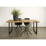 Teakea - Lucca Eettafel | Metalen Poten | 180x90