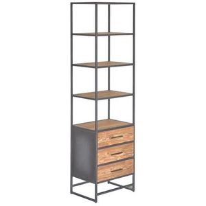 Teakea - Felino - Bookcase 3 drws. 60x45x220