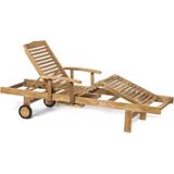 Teakea - Sunlounger | Teak Ligbed | 200x62x95