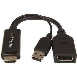 Startech Hdmi To Displayport Converter Zwart