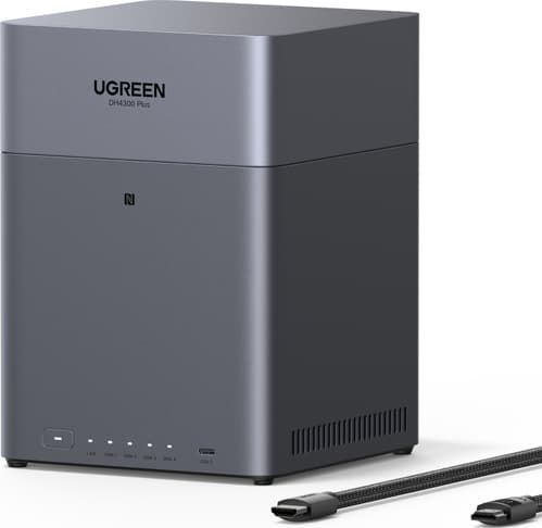Ugreen - DH4300 Plus - Netwerkopslag - Grijs