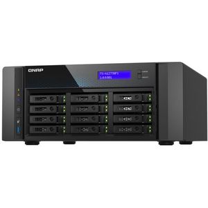 Qnap Ts-h1277afx-r7-32g Data-opslag-server Nas Tower Amd Ryzen™ 7 32 Gb Ddr5 0 Tb Quts Hero Zwart