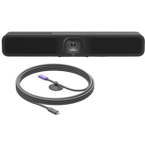 Logitech Meetup 2 Vergadercamera + Logitech Actieve Usb-c Kabel