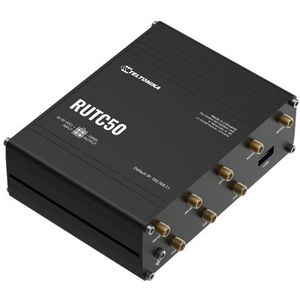 Teltonika - RUTC50 - 5G Router - Zwart - Dual-Band Wi-Fi 6