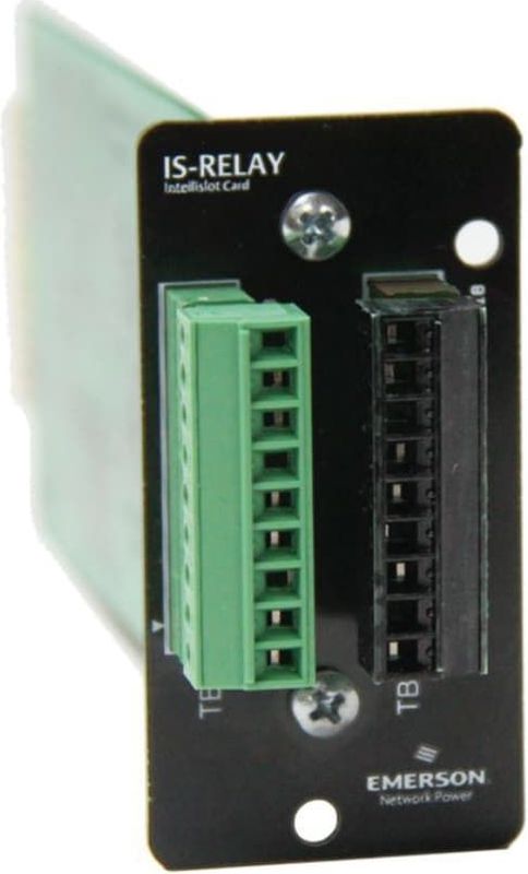 Vertiv - Liebert Relaycard-pg - UPS-accessoire - Groen/Zilver - Uitgangsspanningsbereik 7-12V