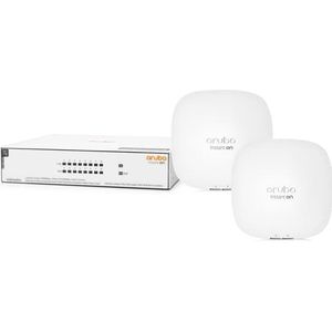 Hpe Networking Instant On 1430 8-port Gigabit Poe 64w Switch + 2x Hpe Instant On Ap22 Indoor