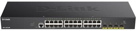 D-Link DGS-1250-28X Managed L3 Gigabit Ethernet (10/100/1000) Zwart