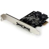 Startech 2-poort Pci Express Sata 6 Gbit/s Esata Controller Kaart