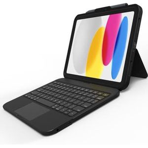 Zagg Tough Keys Ipad 10th Gen, Ipad 11th Gen Scandinavisch Zwart