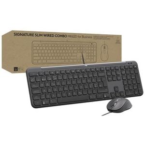 Logitech Mk620 Signature Slim Combo Bedraad Us International
