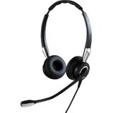 Jabra Biz 2400 Ii Qd Duo Nc Wideband Balanced Zilver, Zwart