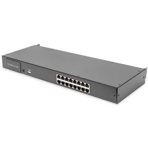 Digitus Ds-72217 Kvm-switch Rack-montage Zwart
