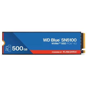 WD - Blue SN5100 - SSD - 500 GB - M.2 2280 - PCIe Gen 4.0