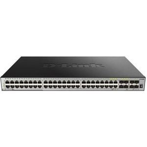 D-Link DGS-3630-52TC Managed L3 Gigabit Ethernet (10/100/1000) 1U Zwart