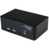 Startech 2 Port Dual Dvi Usb Kvm Switch W/ Audio & Usb Hub