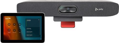 HP - Poly Small Room Kit - USB 4K Video Bar - Inclusief GC8 Touch Controller