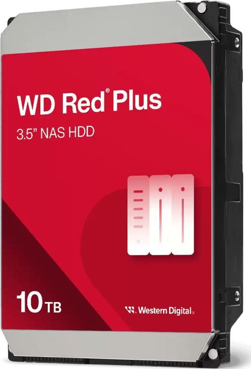Western Digital - Red Plus - Harde Schijf - 10TB - 3,5 Inch - SATA