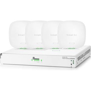 Hpe Aruba Instant On Sg2505p Secure Gateway + 4 Ap22 Indoor 2x2 Wifi 6 Ap Starterpack