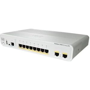Cisco Catalyst Compact 2960CPD-8PT-L - Beheerde Switch - 10 RJ-45-poorten - PoE-ondersteuning