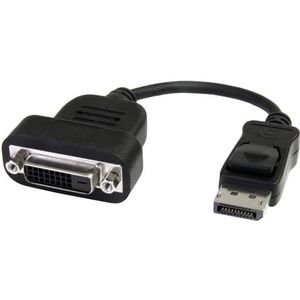 Startech Displayport To Dvi Active Adapter 0.2m Displayport Dvi-d Zwart