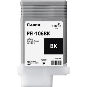 Canon PFI-106 BK inktcartridge 1 stuk(s) Origineel Foto zwart