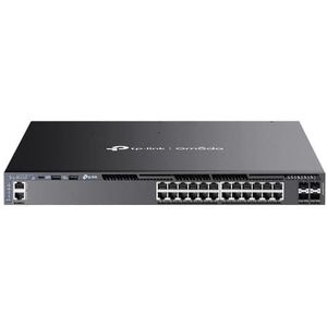 Tp-link Omada Sg6428xhp Netwerk-switch Managed L3 Gigabit Ethernet (10/100/1000) Power Over Ethernet (poe) 1u Zwart