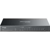 TP-Link - Omada Switch 10x GE 8x PoE+ GE ES210GP - Netwerkschakelaar - Zwart - 10 poorten