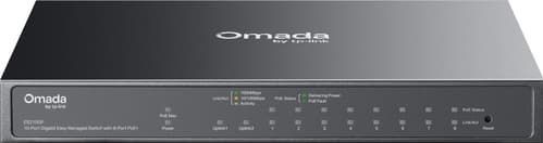 TP-Link - Omada Switch 10x GE 8x PoE+ GE ES210GP - Netwerkschakelaar - Zwart - 10 poorten