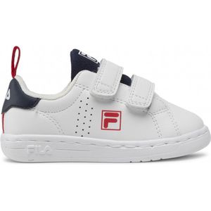 Fila - Crosscourt 2 Nt Velcro - Casual Schoenen - Wit/Navy/Rood - Kinderen