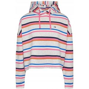 Tommy Jeans - Boxy Crop - Hoodie - Multi Stripe