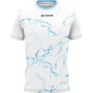 Sports t-shirt givova graphite white-sky, l