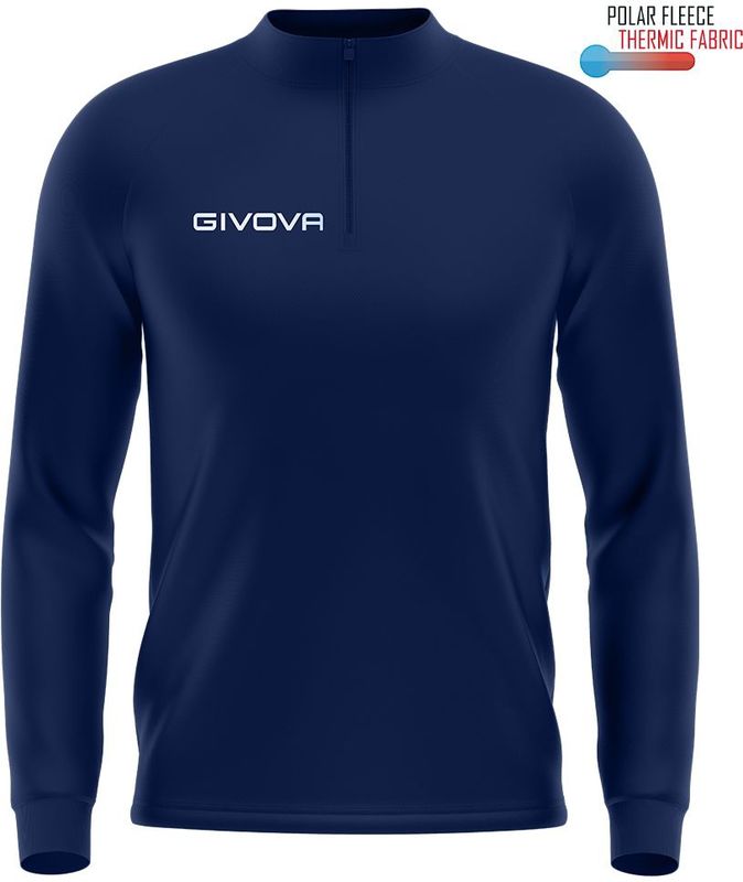 Givova - 500 - Sweatshirt - 1/2 Rits - Kind - 100% Polyester Microfleece