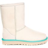 Ugg classic short ii neon boots natural leather fur lined zln 0575