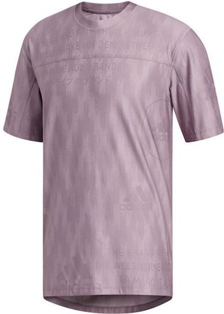 Men's t-shirt adidas men city knit purple