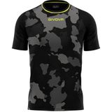 Givova - Army T-shirt - Zwart - Polyester - Sportief & Ademend