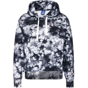 Champion - Sweatshirt - Zwart/Wit - Dames - Met Capuchon - Code 113934ZW