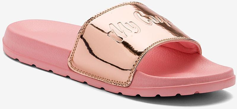 Damesslippers coqui cleo poederroze/metallic roze 37
