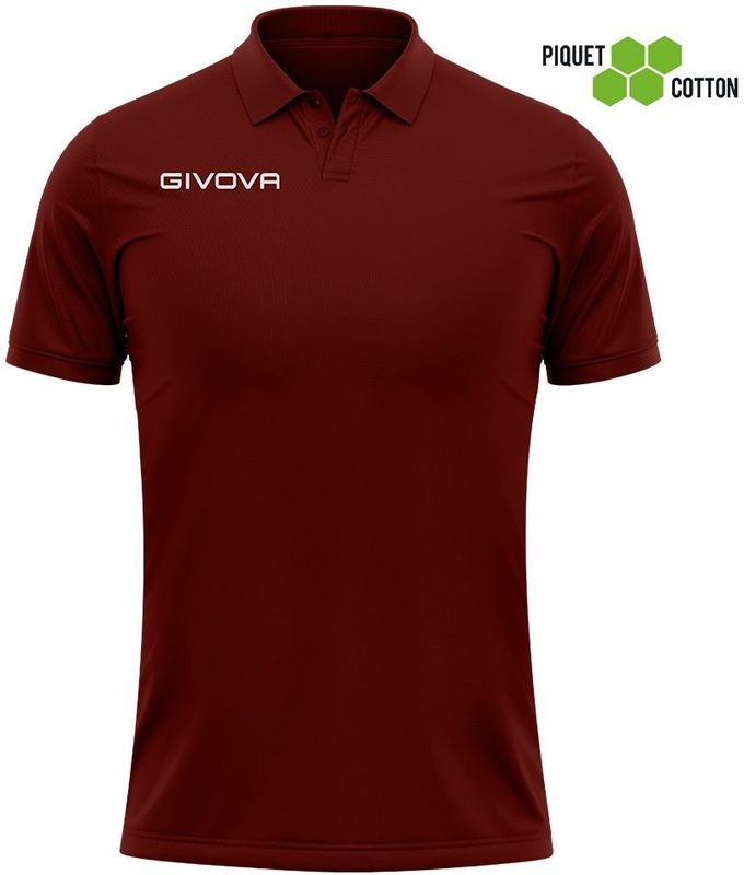 Polo shirt givova polo cotone piquet summer 4xl