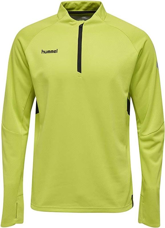 Hummel - Tech Move - Hoodie - Lime - 1/2 Zip