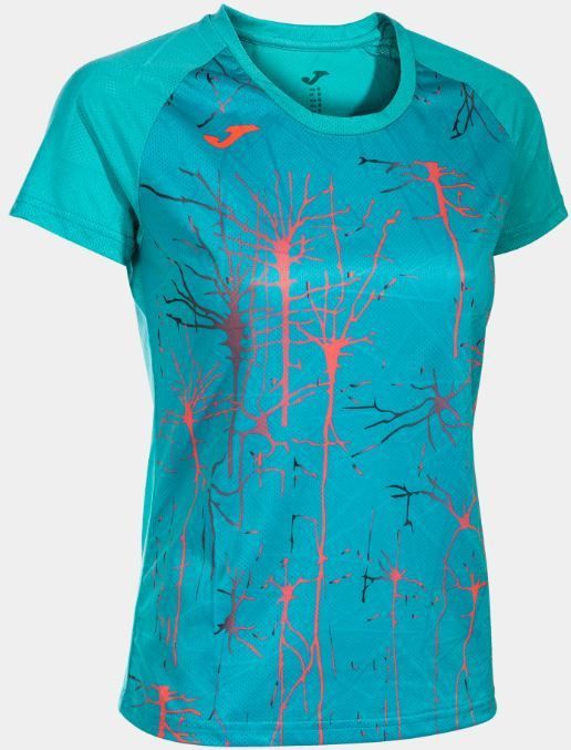 Joma - Elite IX - T-shirt - Turquoise - Dames - Korte Mouwen